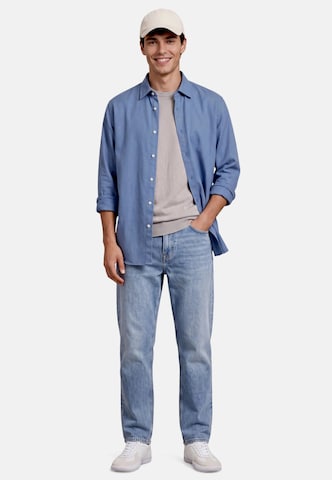 zero Regular fit Button Up Shirt in Blue
