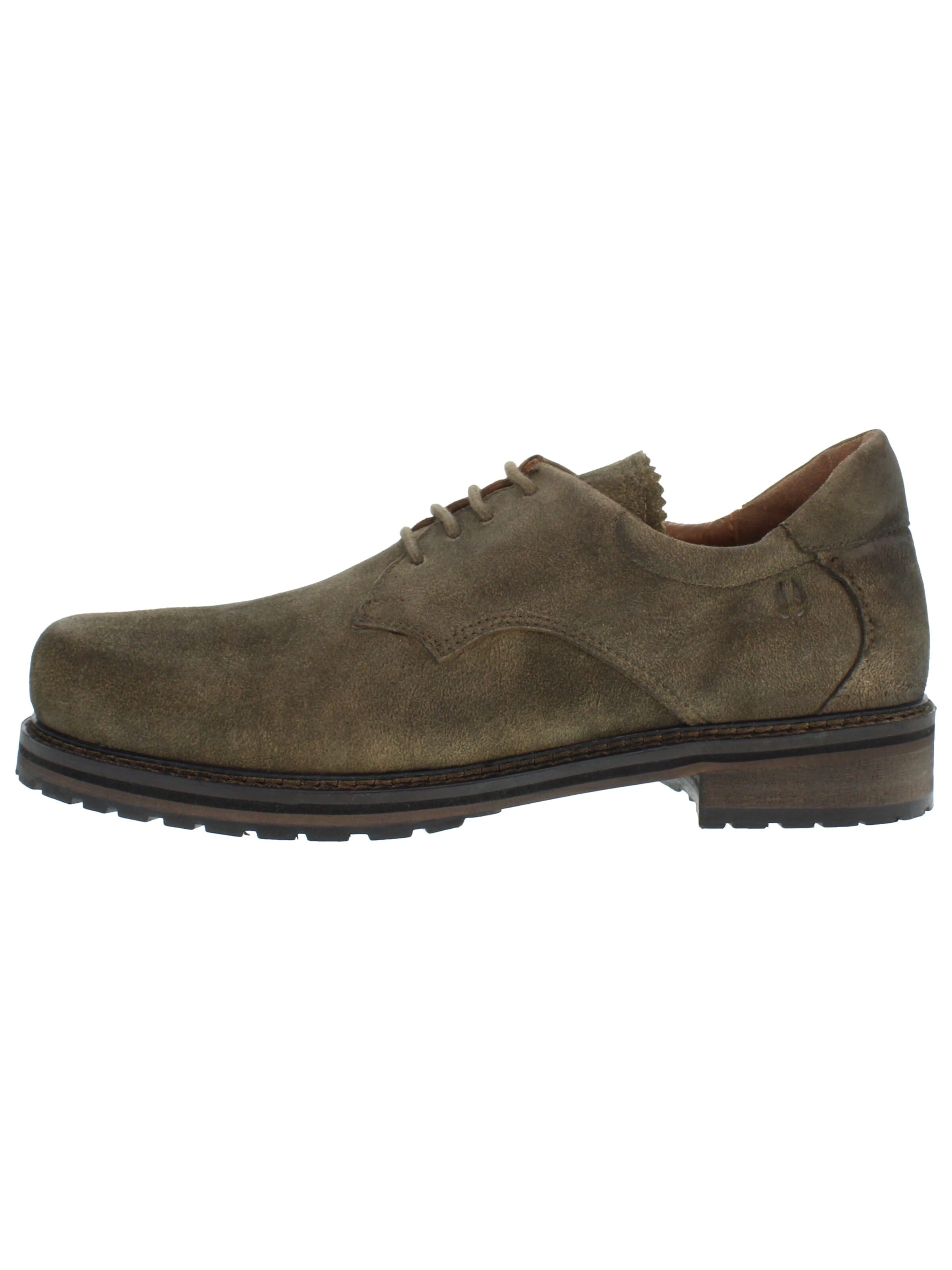 RAUSCHZEIT Traditional Shoes 'ALFRED - Haferlschuhe Mittelschnürer' in Beige: front