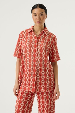 GARCIA Blouse in Rood: voorkant