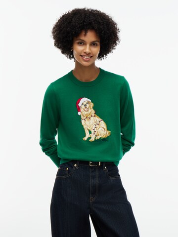 Pulover de la TOMMY HILFIGER pe verde: față