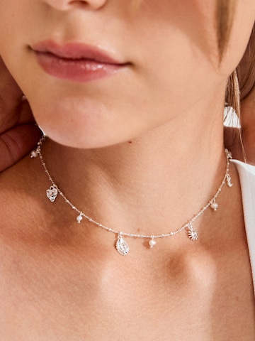 Pilgrim Necklace 'Mylan' in Silver