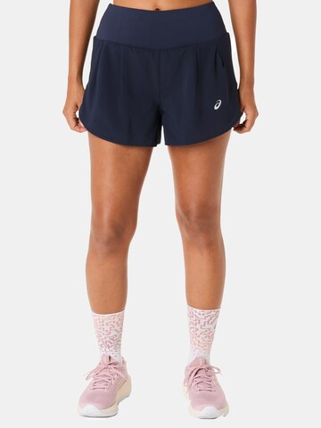 ASICS Loosefit Sportshorts 'Road' in Blau: Vorderseite
