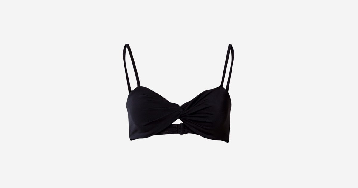 Tops Less Spain A LOT LESS Bandeau Bikini Top 'Felice' in Black | ABOUT YOU