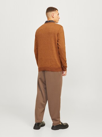 JACK & JONES Pullover in Braun