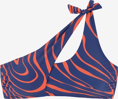 BUFFALO Bikinitop 'BUFFALO' in dunkelblau / orange, Produktansicht