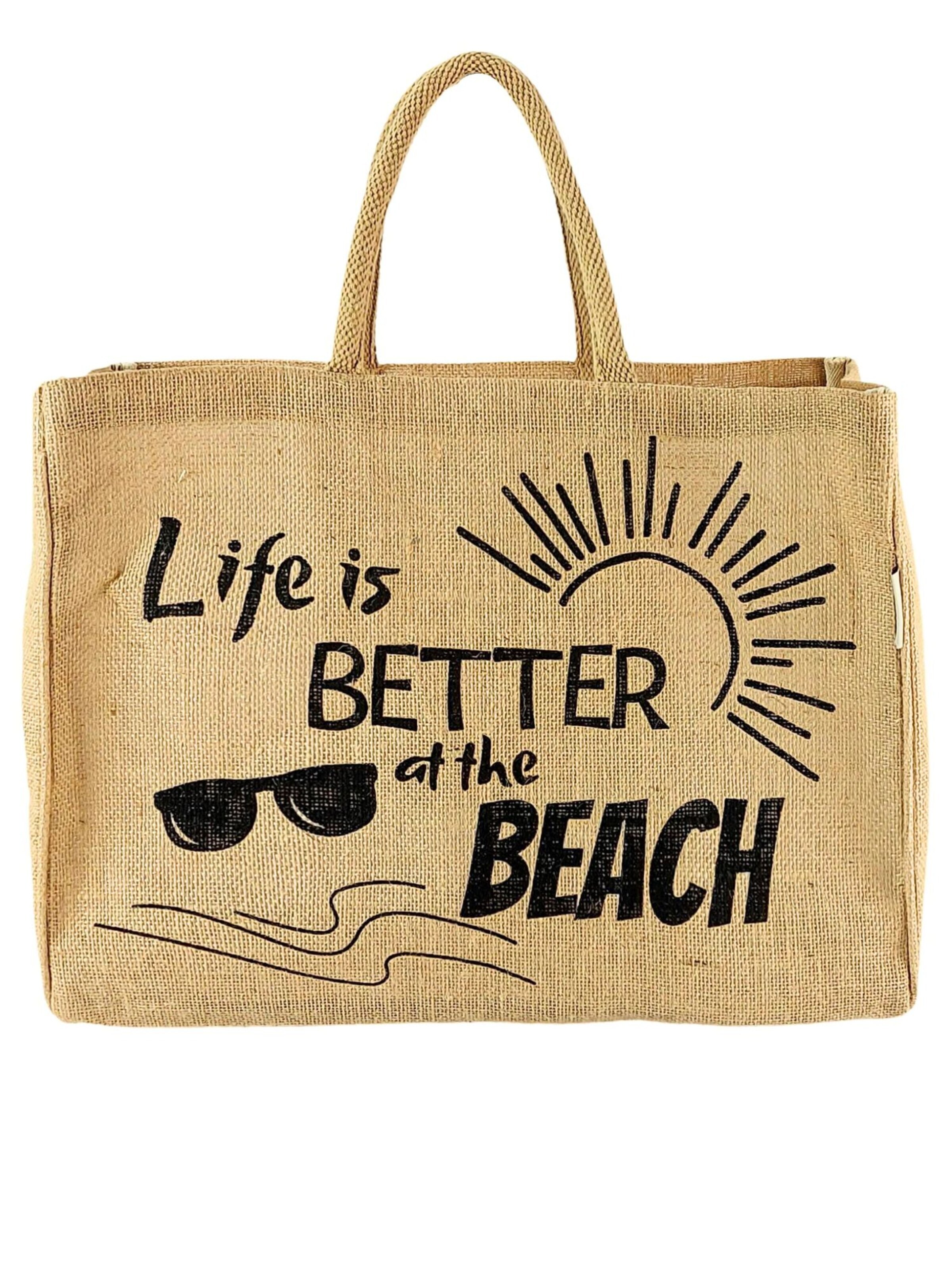 DOMELO Beach Bag 'Domelo' in Beige: front