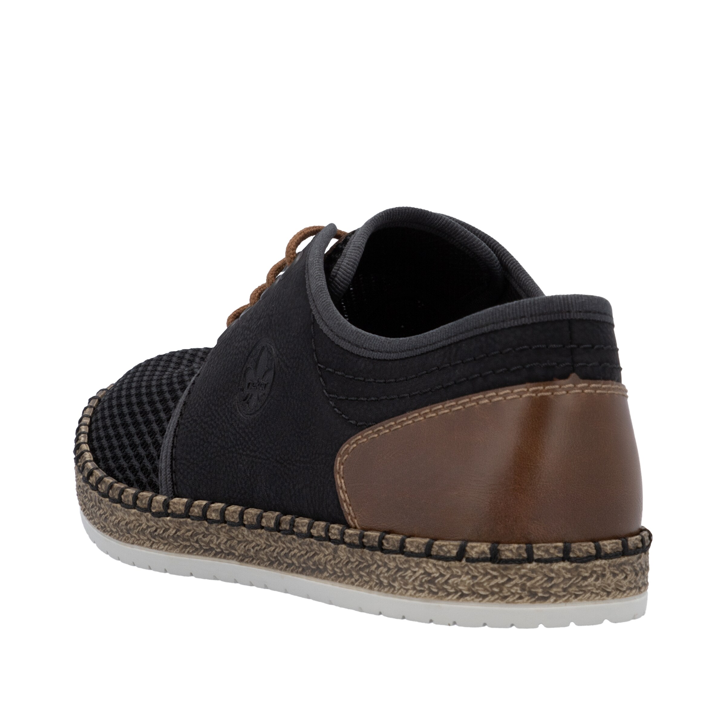 Rieker Lace-Up Shoes in Black