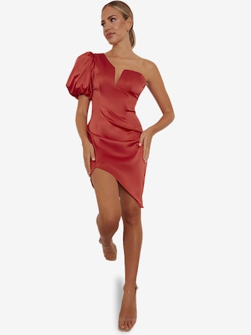 Chi Chi London Cocktail Dress in Red