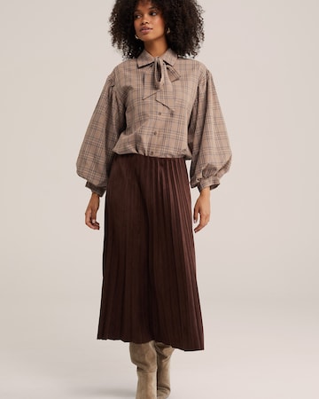 WE Fashion - Blusa en marrón