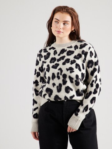 ONLY Carmakoma Pullover 'CARSARA' in Grau: Vorderseite