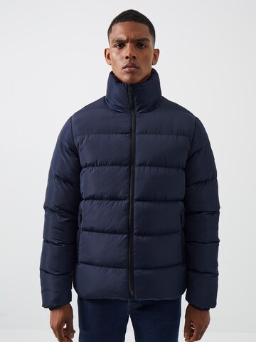 FRENCH CONNECTION Winter jacket 'FUNNEL' in Blue: front