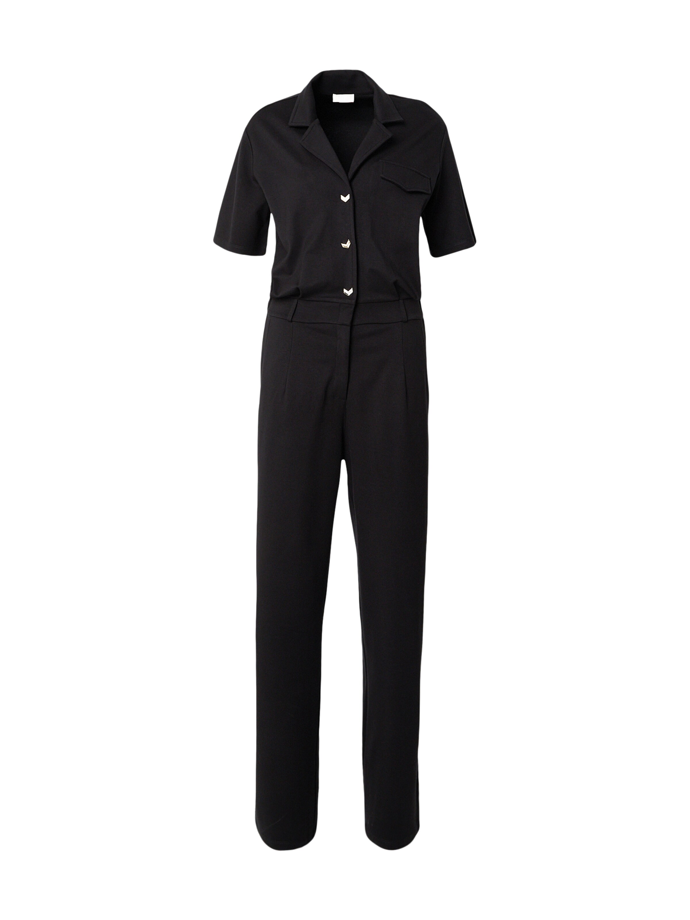 Liu Jo Jumpsuit in Zwart: voorkant