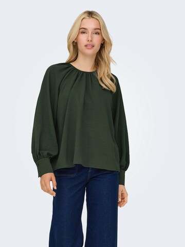 ONLY Bluse 'ONLDINA METTE' i grøn: forside