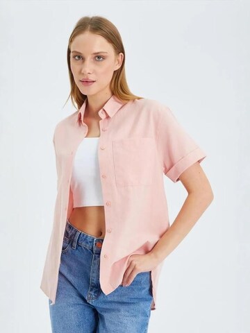Camicia da donna di MixRay in rosa: frontale