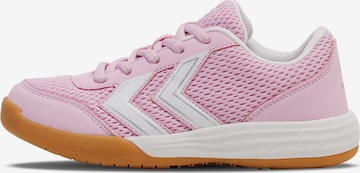 Baskets 'MULTIPLAY FLEX LC JR' Hummel en rose : devant