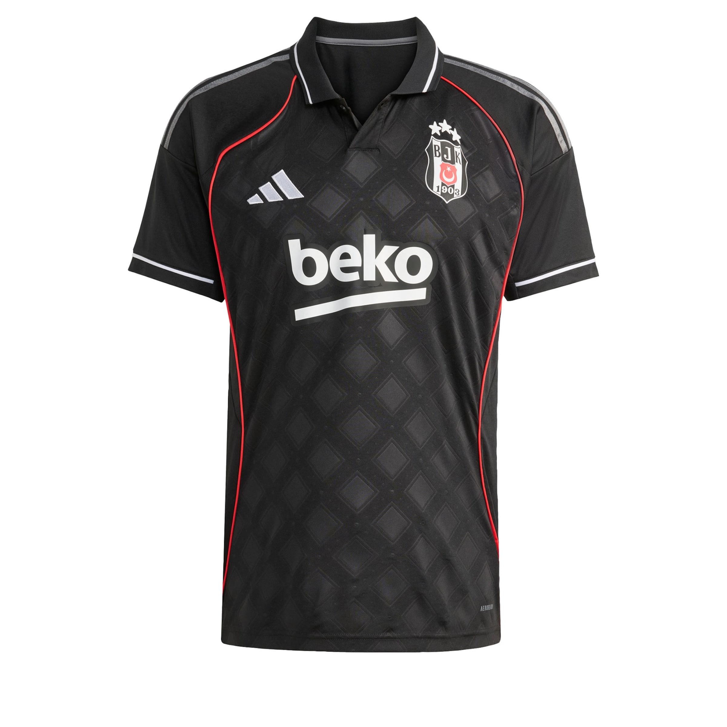 ADIDAS PERFORMANCE Jersey 'Beşiktaş JK 25/26' in Black: front