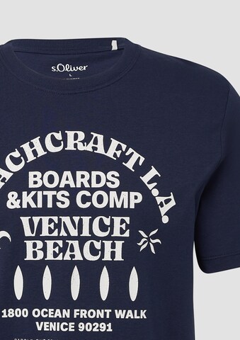 s.Oliver T-Shirt in Blau