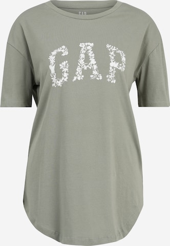 Gap Tall Shirt in Groen: voorkant