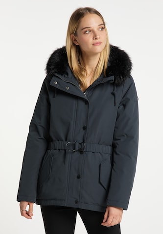 DreiMaster Klassik Winter jacket in Blue: front