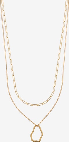 Orelia Necklace in Gold: front