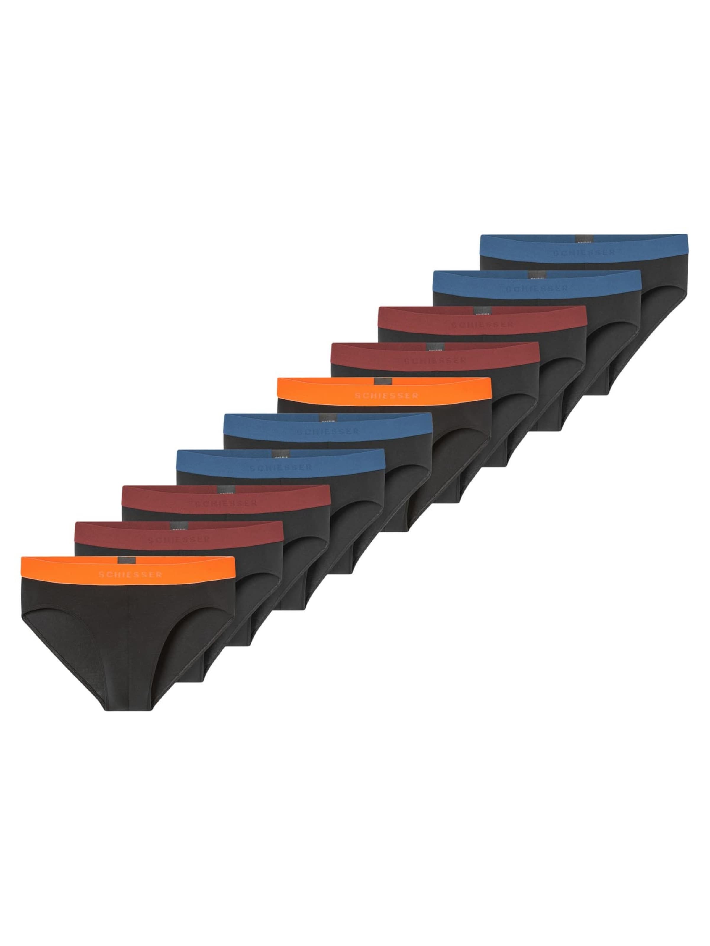 SCHIESSER Slip '95/5 Organic Cotton' in de kleur Zwart, Productweergave