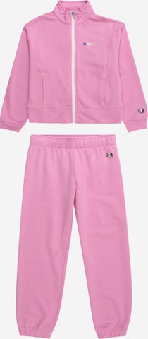 Champion Authentic Athletic Apparel - Fato de jogging em rosa: frente