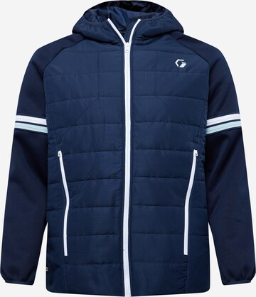 Veste mi-saison 'LOGAN' Jack & Jones Plus en bleu : devant