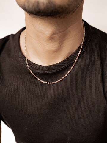 Chaîne 'Raw Twist' Hey Happiness en or