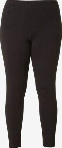 BASE LEVEL CURVY Skinny Leggings 'Andrea' in Black: front
