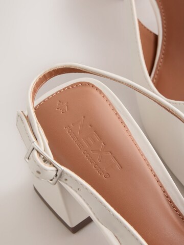 Next Slingback Pumps 'Forever Comfort' in White