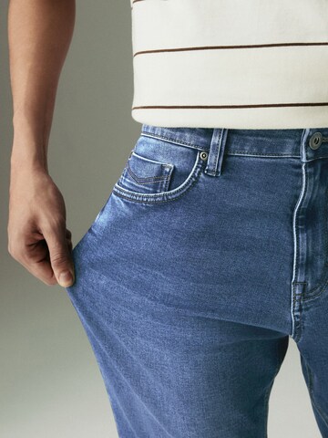 Coupe slim Jean Next en bleu
