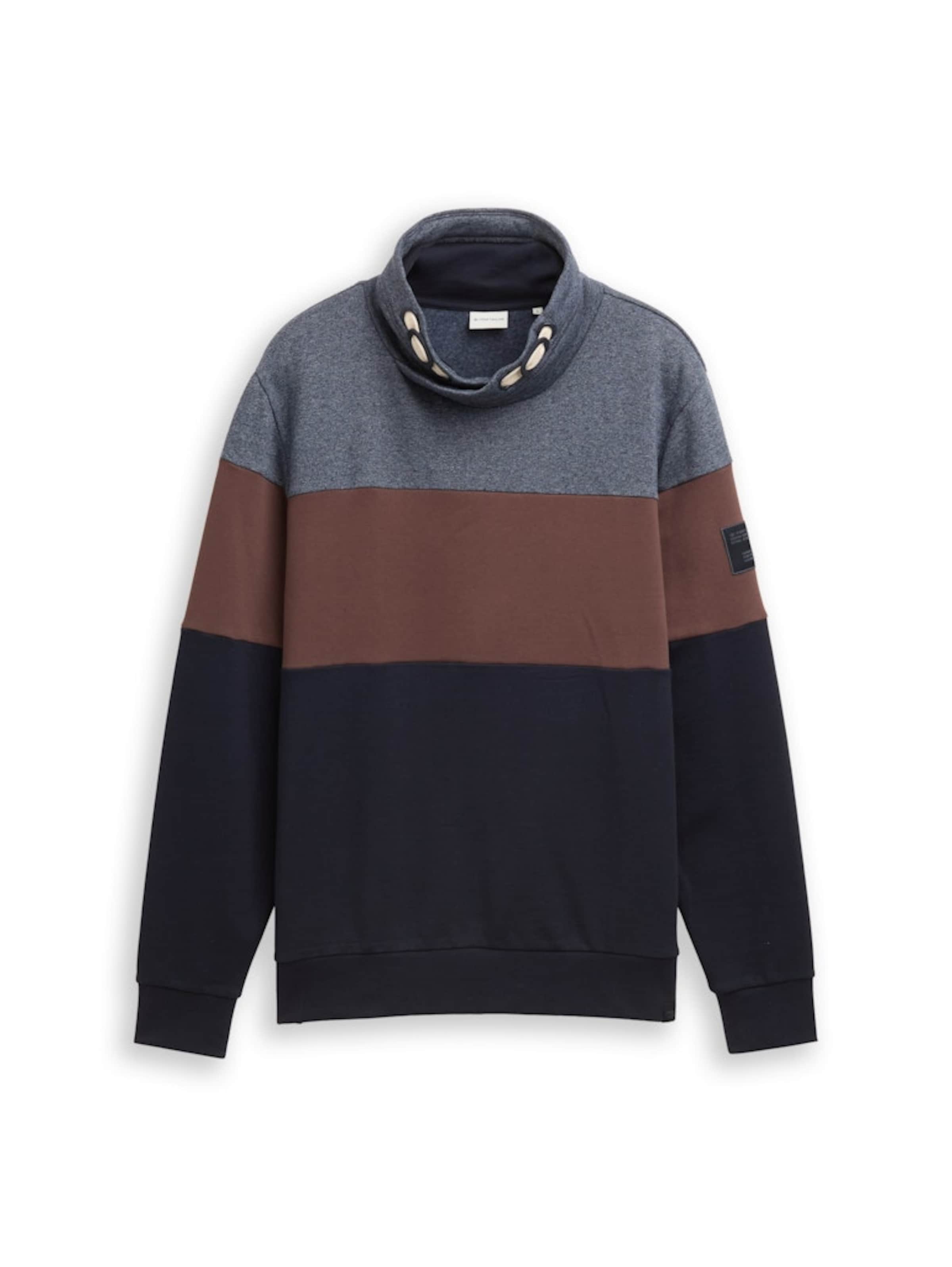 TOM TAILOR Sweatshirt in Blue: front