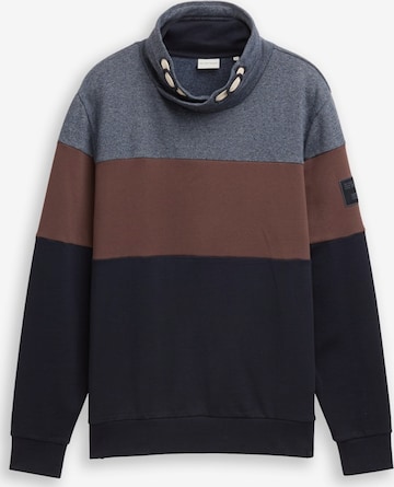 Sweat-shirt TOM TAILOR en bleu : devant