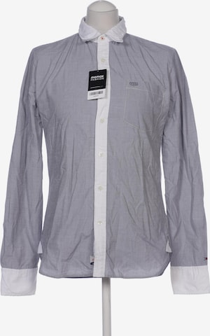 Tommy Jeans Button Up Shirt in S in Grey: front