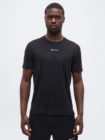 Champion - Camiseta funcional en negro: frente