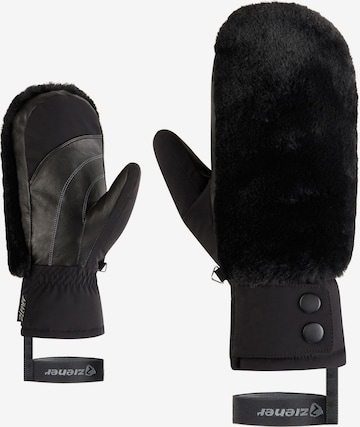 ZIENER Athletic Gloves 'KATNISS-Z MITTEN' in Black: front