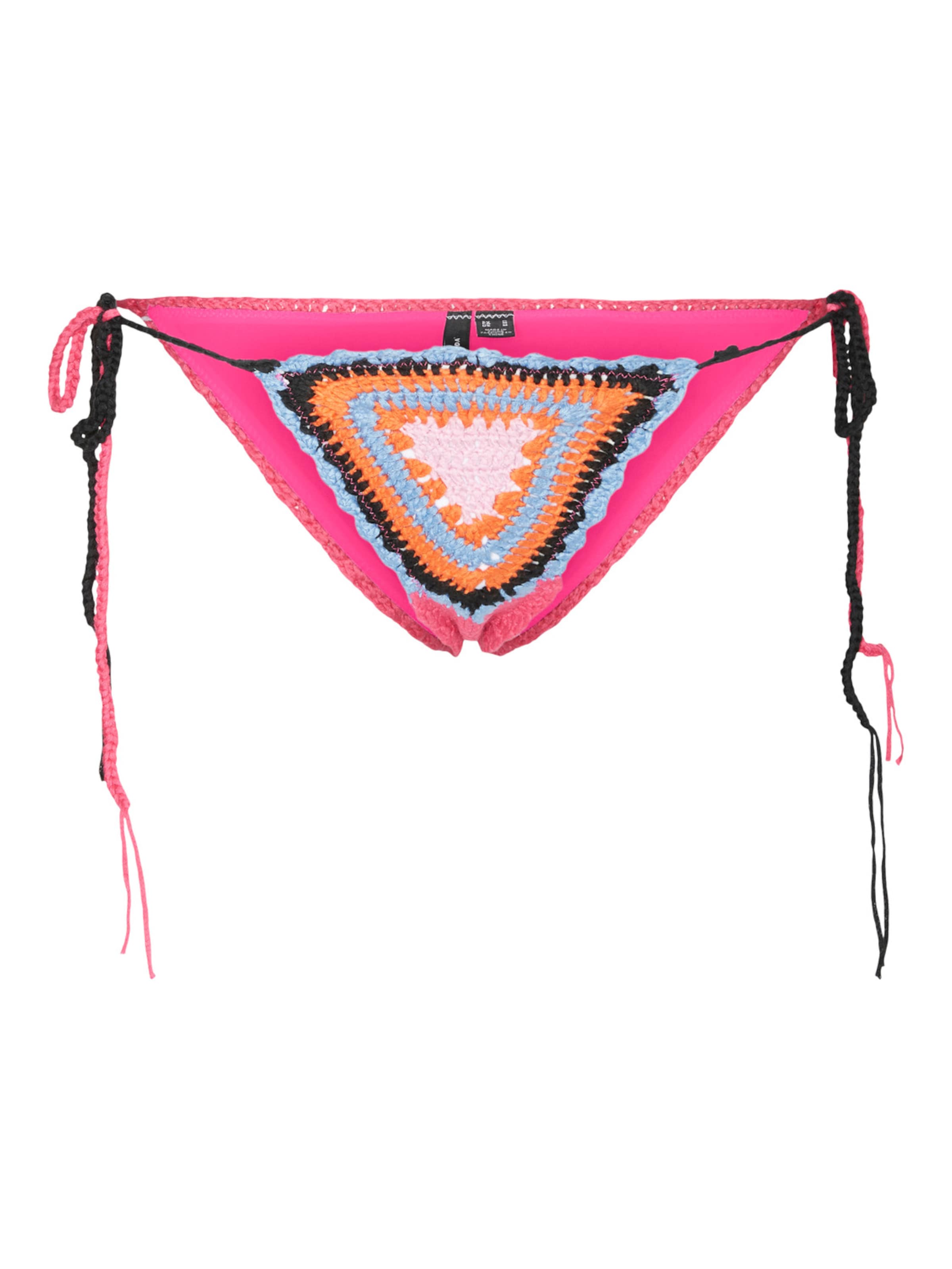 VERO MODA Долнище на бански тип бикини 'RENU' в розово: отпред