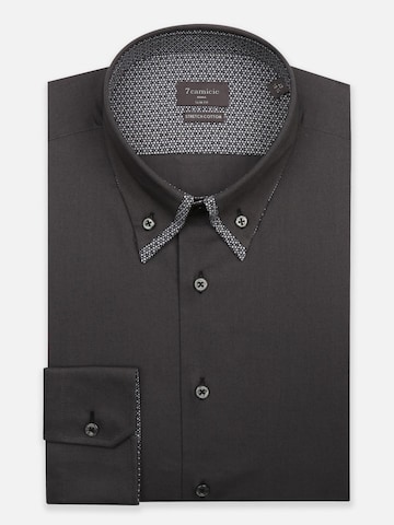 Slim fit Camicia business di 7Camicie in grigio