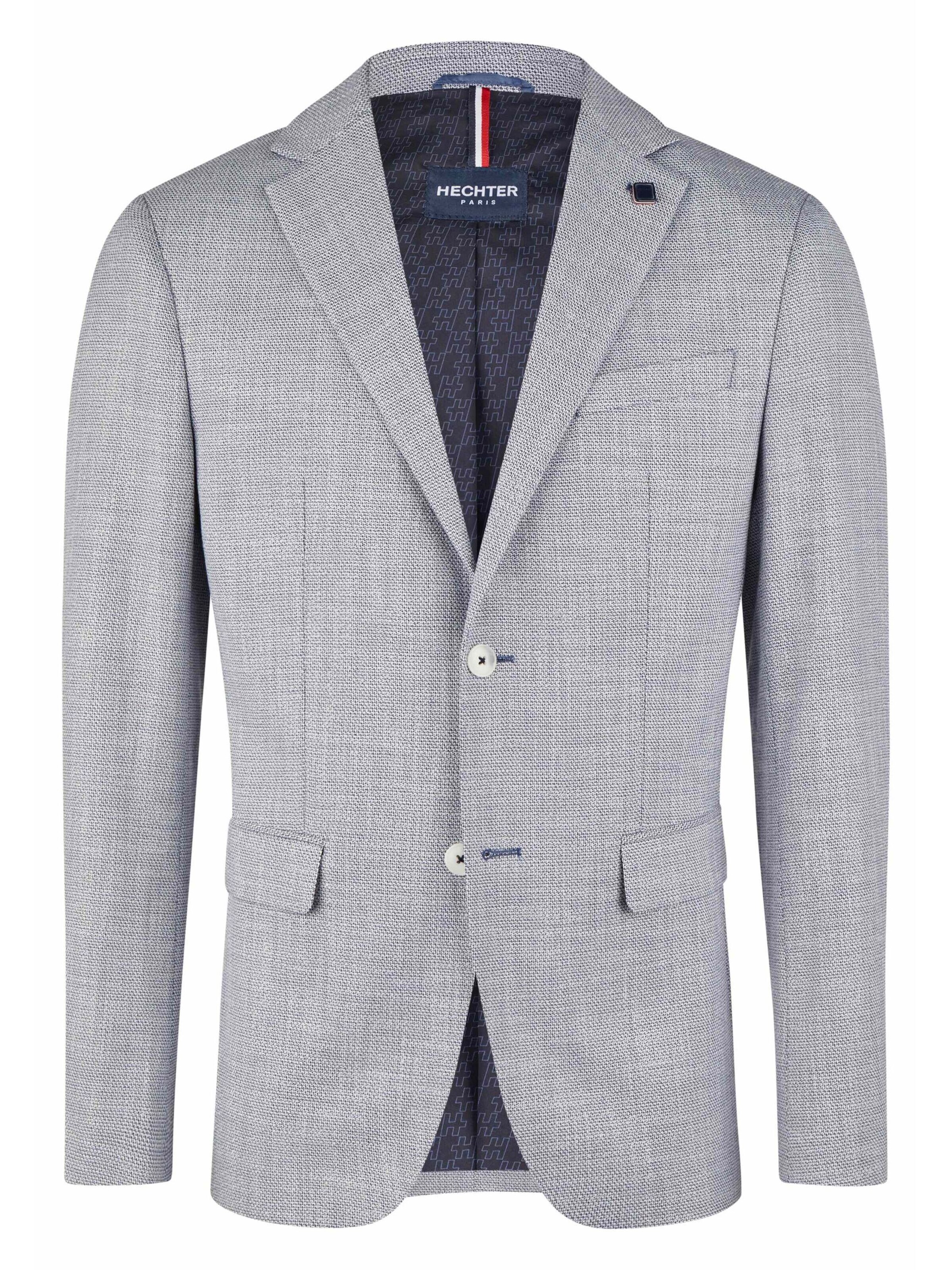 Coupe regular Veste de costume HECHTER PARIS en bleu : devant