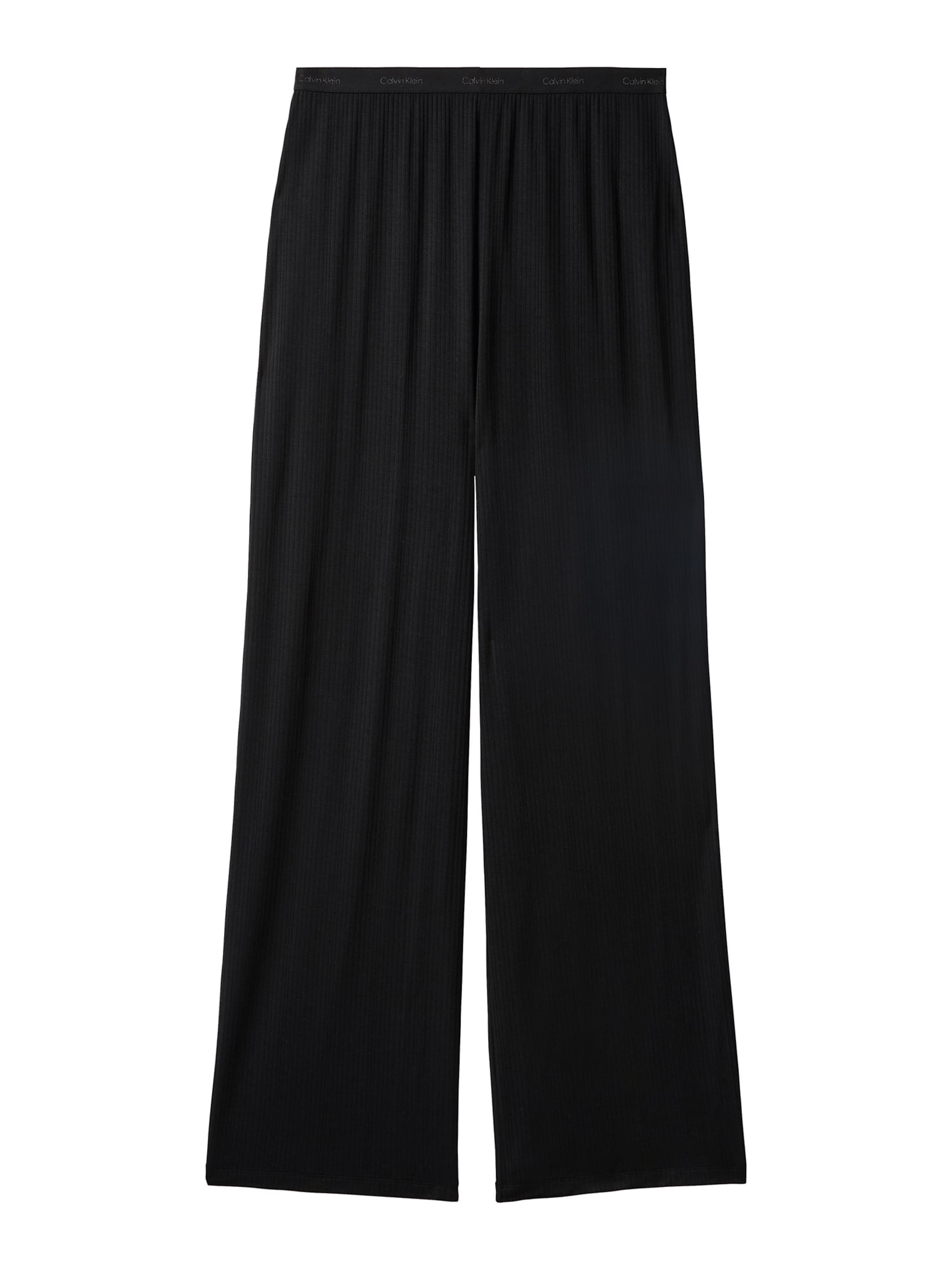 Pantalon de pyjama Calvin Klein en noir : devant