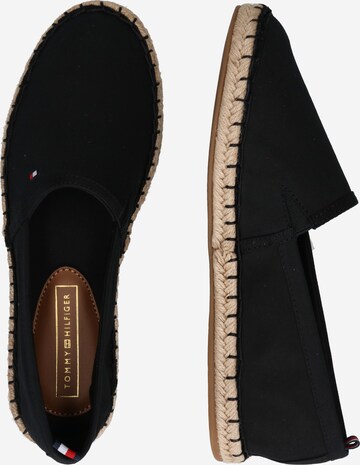 TOMMY HILFIGER Espadrile | črna barva