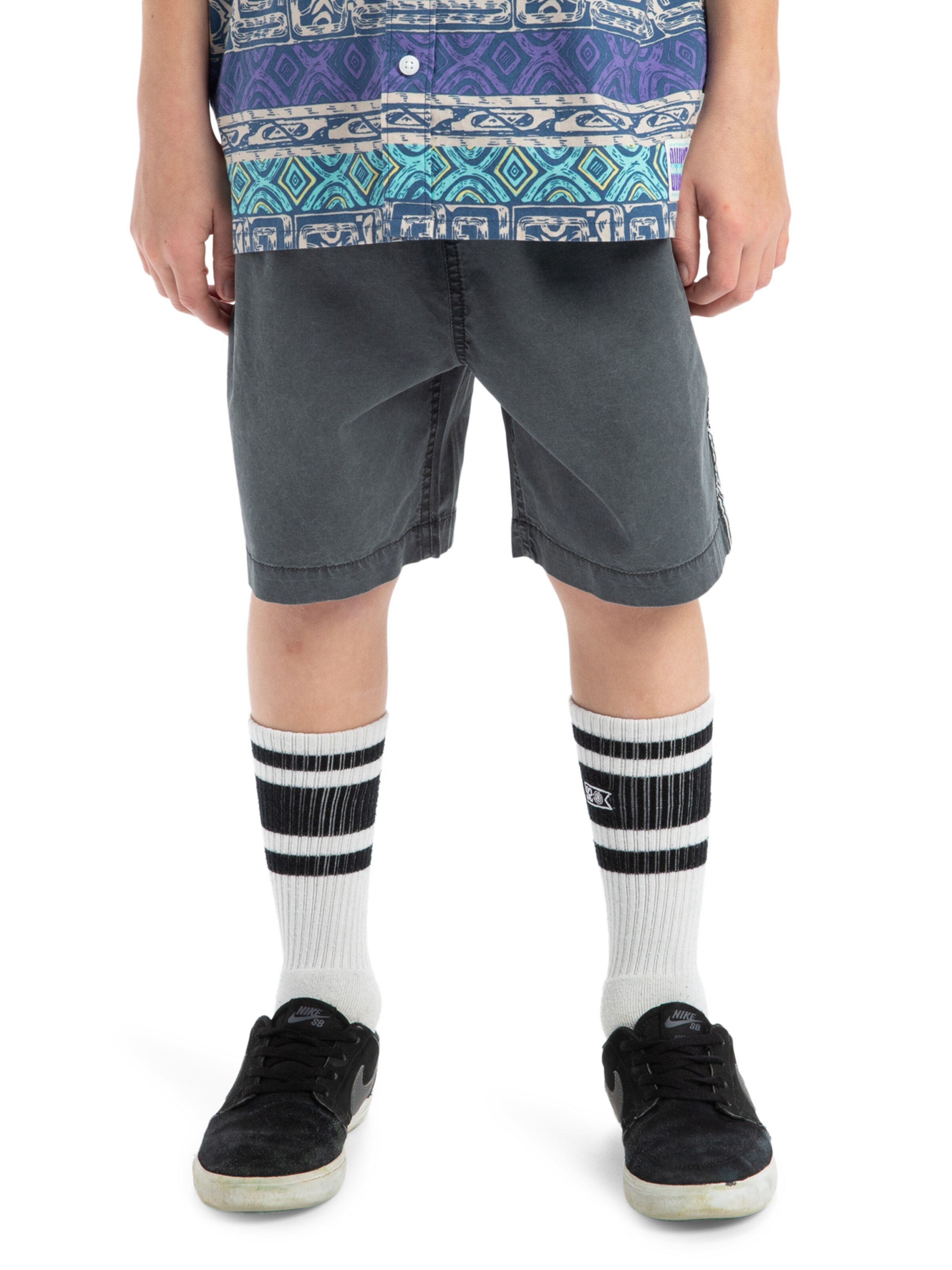 Regular Pantalon 'Global Heat' QUIKSILVER en gris : devant