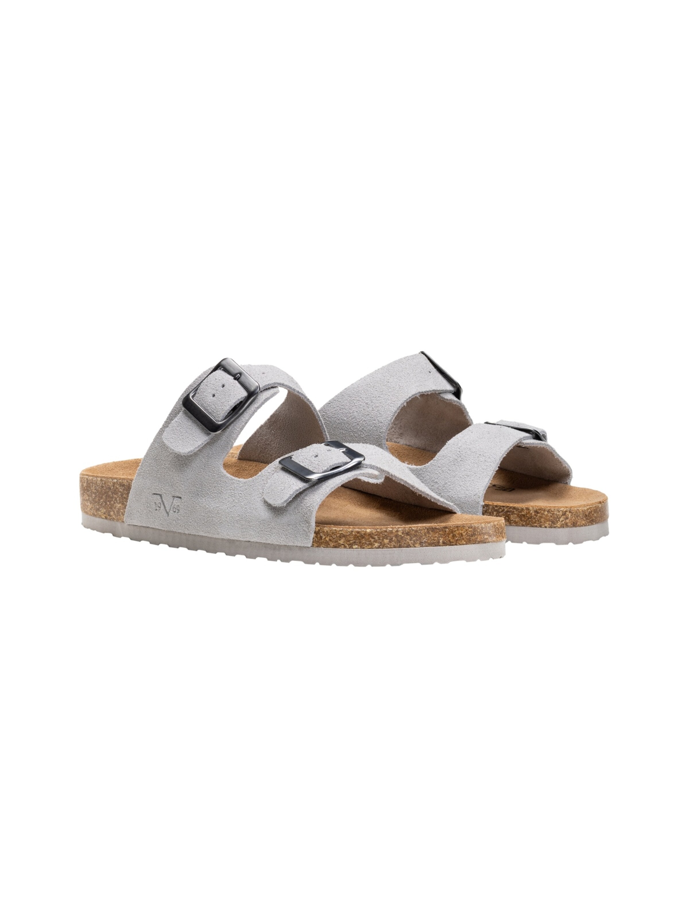 19V69 ITALIA Sandal ' SASSUOLO SUEDE ' in Grey