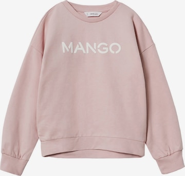 MANGO KIDS Sweatshirt in Pink: front