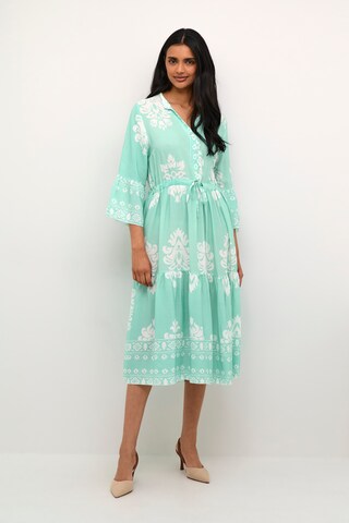 Robe-chemise 'Koren' Cream en bleu