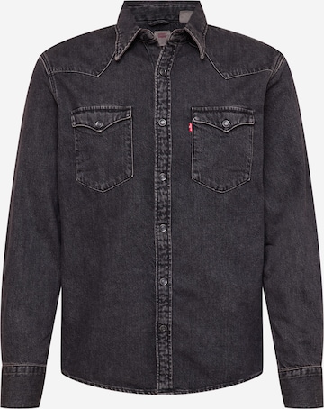 LEVI'S ® Button Up Shirt 'Barstow Western Standard' in Black: front