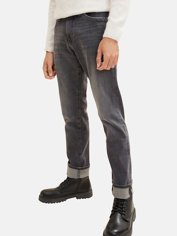 Coupe slim Jean 'Josh' TOM TAILOR en gris