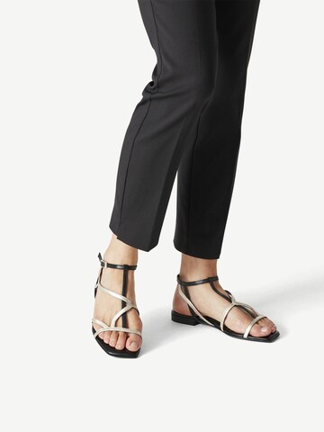 TAMARIS Strap Sandals in Black: front