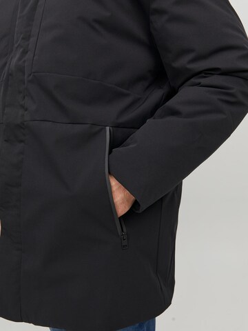 Jack & Jones Plus Jacke 'Blatiger' in Schwarz