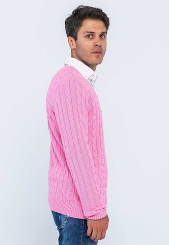 Pullover 'Matteo' di Giorgio di Mare in rosa